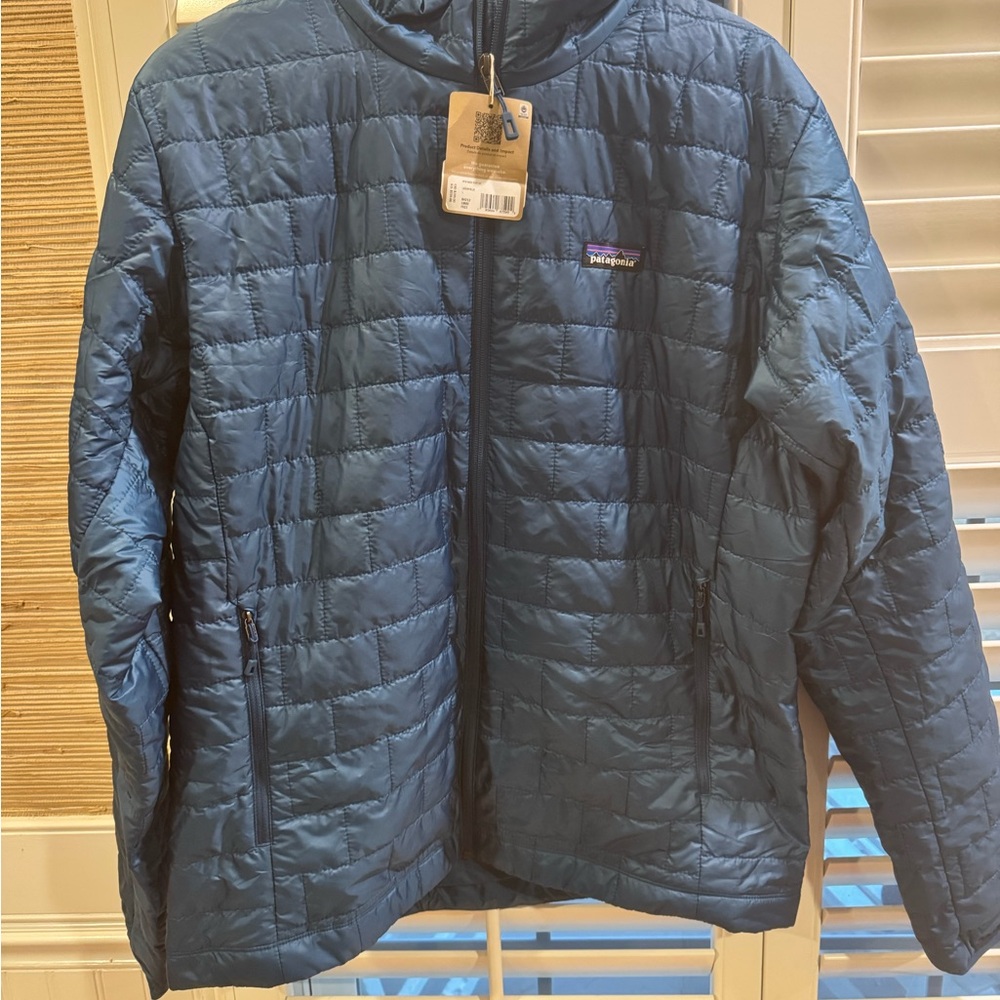 Patagonia Blue Quilted Jacket